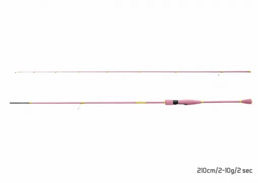 Damen Spinnrute 210cm 2-10g 2-Teile Ultra leichte Damen Spinnfischrute