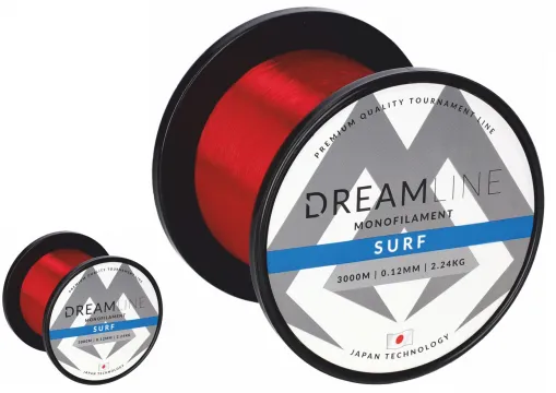 Mikado Dreamline Surf - 0.22mm/6.54Kg/3000M – Rot