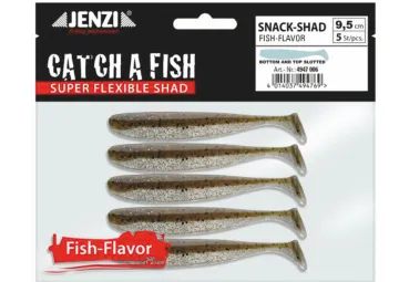 Jenzi Snack-Shad Flav. 3x 5/SB 9,5cm Set 2 mit 3 Farben