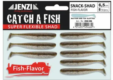 Jenzi Snack-Shad Flav. 8/SB 6,5cm Gummifische 3