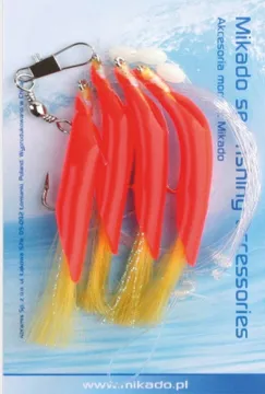 Meerespaternoster red/yellow 3/0 4 Haken