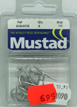 Mustad Drillinge Meeresdrilling Gr. 1/0 Extrem Scharf!