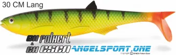 Quantum Yolo Pike Shad 30cm 122g - Firetiger Hot Tail