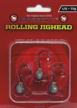 Rolling Jighaed 1/0-10g 3 Stück 3,49€