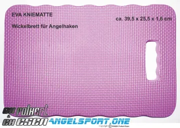 Wickelbrett für Angelhaken, Kniematte 3